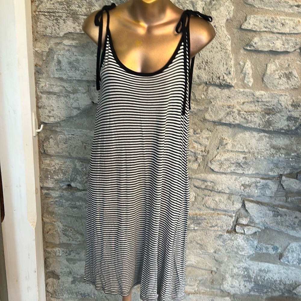 Striped beach dress